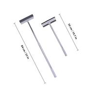Telescopic Window Squeegee Cleaner for Glass Doors and Surfaces | Coffee Plastic and Metal Build, Extended Reach for Indoor Use, Apartment Residents and Homeowners