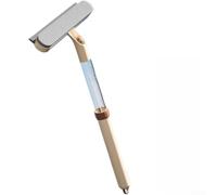Telescopic Window Squeegee with Spray 37-54cm Extendable(Khaki Color)