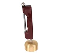 Telescopic Yin Qing Temple Chime Hand Bell 1.6 Inch with Wooden Handle
