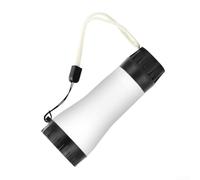 Telescopic Zoom LED Flashlight With 3 Modes And USB Rechargeable For Camping Hiking Outdoor Adventures In Black Or White Color