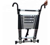 Telescoping Aluminum Ladder 10FT/8m/6m/5m/4m/2.8m 150kg Capacity Versatile for Rooftop RV Attic Indoor & Outdoor Use - Compact & Lightweight Design