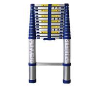 Telescoping Aluminum Ladder - Lightweight Portable Multi-Purpose Foldable Step Ladder for Home Garden Office - Sturdy Easy Sto Transport Max Height 2.6m