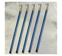 Telescoping Boat Docking Rod with Non-Slip Rubber Handle - 1-5 Pack, Adjustable 13, 16, 20 Ft Pole with Sturdy Hook 1pc(Blue,5Setx5m)