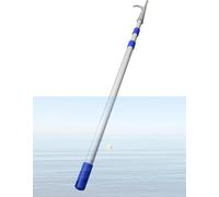 Telescoping Boat Hook, Extendable Aluminium Pole with Stainless Steel Hook | Aluminium pole with stainless steel hook; 4.5 cm hook opening; telescopic twist-lock; multiple lengths.