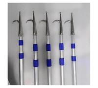Telescoping Boat Hook, Stainless Steel Docking Tool for Mooring and Fishing, Multi-functional Push Pole