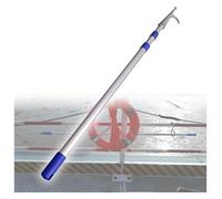 Telescoping Boat Hook, Stainless Steel Docking Tool for Mooring and Fishing, Multi-functional Push Pole
