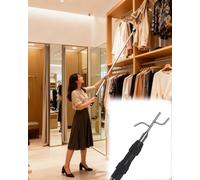 Telescoping Boat Hook with Heavy Duty Pull Down Hook for Docking and Hanging