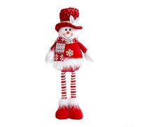 Telescoping Christmas Ornament Set with Cheerful Figure for frosty