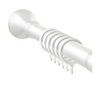 Telescoping Curtain Rod No Drill 40500 cm HeavyDuty Adjustable Rod for Grommet & TabTop Curtains White Finish Perfect for Large Windows (310400 cm/123" 157")