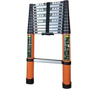 Telescoping Extension Ladder 2.6m 3.2m 3.8m 4.1m 5m 6m 6.2m Tall, Aluminum Telescopic Ladders Extend and Climb Ladder for Rooftop Loft RV Attic Home, 330LB Capacity (Siz