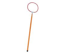 Telescoping Fiberglass Pool Pole with Rescue Hook & Safety Ring - 18ft Water Rescue Equipment for Drowning Prevention & Lifeguard Use