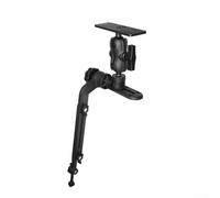 Telescoping Fishfinder Bracket For Kayak,Adjustable Nylon Mount With Ball Head For Sensor And Display, 14.4-19 Inch Extension, Black(A)