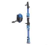 Telescoping Fishing Rod and Reel for COMBO Set for Kids with Lure Accessories, Portable FRP Pole Kit for Beginners Sea or Lake Fishing, Red