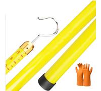 Telescoping Height Measuring Gauge for Telecom Tower Live Power Line Surveying