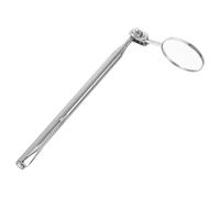 Telescoping Inspection Mirror Mechanic Tool 30mm Stainless Steel Swivel | Wide Viewing Angle, Rotating round Reflector, Portable Design for Engines, Pipes, Ducts and Under-vehicle Observation Checks
