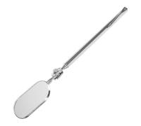Telescoping Inspection Mirror with stick Durable Construction Precise Engineering Fit Reliable Replacement Part Oval Reflective Mechanics Mirror with Pen Clip Portable Auto Mechanic Tool for Vehicl...