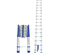 Telescoping Ladder 8.5ft/ 12.5ft/ 16.5ft/ 20ft/ 23ft/ 26ft Tall, Extendable Telescopic Ladders for Home Attic & Outdoor Work, 330LB Capacity (Size : 2.6m/8.5ft)