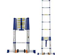 Telescoping Ladder for 8m/ 7m/ 6.2m/ 5m/ 4.2m/ 3.8m/ 2.6m Rooftop Tent, Aluminum Extension Telescopic Ladders for Loft Home RV Attic Roof, Load 150kg (Size : 5.4m/17.7ft