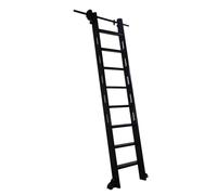 Telescoping Ladder Kit 1-7.3m - Extendable Mobile Ladder System with Rail Connector - Perfect for Libraries, DIY Projects, Home Use, and Versatile Access Solutions