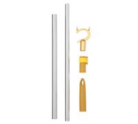 Telescoping Pole With Hook Telescopic Clothes Rail Household