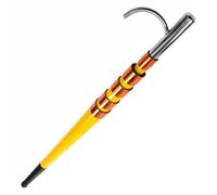 Telescoping Pool Pole Fiberglass,4/5/6 M Adjustable Swimming Pool Safety Hook With Pole,Emergency Life-Saving Safety Hook,Suitable for Swimming Pools, Seaside(Yellow,L 6m/19.6ft)