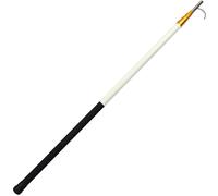 Telescoping Pool Pole with Stainless Steel Hook - Emergency Rod for Swim Clubs, Yachts, and Beaches(White,4m)