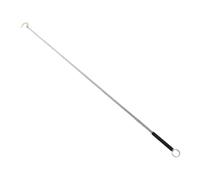 Telescoping Reach Tool with Hook Stainless Steel for Garage Use | Compact Portable Rod, Ergonomic Grip, Black Finish, Long Reach Retrieval for Outdoor Tasks and Inspection