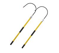 Telescoping Rescue Pole with Body Hook, Anti-Electrocution Insulation Operating Poles, Electrical Safety Tool