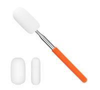 Telescoping Sponge Pottery, Retractable Clay Tool Sponges on Stick Extend up to 28.35in Telescoping Sponge Sticks for Pottery (Orange)