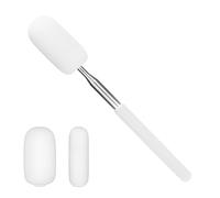 Telescoping Sponge Pottery, Retractable Clay Tool Sponges on Stick Extend up to 28.35in Telescoping Sponge Sticks for Pottery (White)