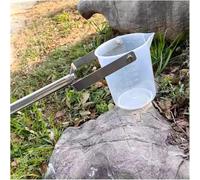 Telescoping Stainless Steel Water Sampler Dipper with 500ml/1000ml Portable Beaker Cups for Sewage, Reservoir, Pond, River - Adjustable 1.11-3m/3.6-9.8ft Handle