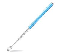 Telescoping Teachers Pointer Retractable Pointer Stick Tablet Screen Stylus Pen for Whiteboard Presentation Teaching, Extends to 100cm/39" (Blue)