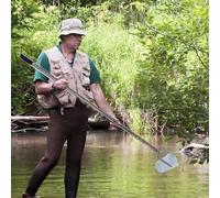 Telescoping Water Sampling Dipper - Long Handle Water Quality Sampler for Environmental Testing, 500ml / 1000ml Capacity, Adjustable Length 4.7-19.7ft