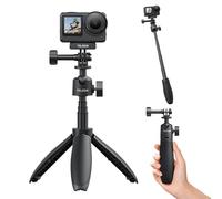 TELESIN 18.1'' Mini Selfie Stick Tripod for DJI Osmo Action 6/Osmo Nano/Action 5 Pro, Hero 13, Insta360 X5 Action Cams Accessories, Portable Selfie Stick Tripod, Extendable Handle Grip for Vlog Travel