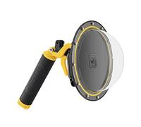 TELESIN 6 inches Dome Port Lens for GoPro Hero 13/12/11/10/9 Black, Waterproof Housing Case with Floating Grip Trigger and Transparent Cover for Underwater Diving Photography