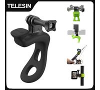 TELESIN Action Camera Adjustable Silicone Mount Mini Flexible Bracket For Gopro Insta360 DJI Action Camera Accessories