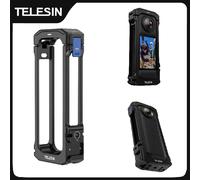 TELESIN Aluminium Alloy Frame Case For Insta 360 X4 Vertical shot Low Weight Protective shell For Insta 360 X4 Action camera
