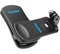 TELESIN Backpack Shoulder Strap Clip Mount for GoPro Hero 8/7/6/5/Max/Mini, Insta360 X3, ONE X2, DJI OSMO Action, with 360° Rotational, Quick Release Clamp Body Cam Holder, Action Camera Accessories