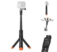 TELESIN Bluetooth Floating Selfie Stick Tripod for DJI Osmo Action 6 5 Pro 4, Waterproof Extendable Hand Grip 3 in 1 with Signal Booster, 15 Metre Diving Pole for Snorkelling Surfing and Outdoor