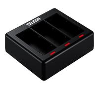 Telesin Charger for 3 batteries + 2x battery for GoPro 13