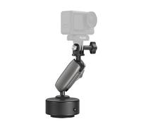 TELESIN Electric Vacuum Suction Cup Car Mount 360° Arm | Suction Camera Mount for Windshield & Dashboard, Compatible with GoPro Hero 13/12/11/10/9, Insta360 X5/X4/X3, DJI Action