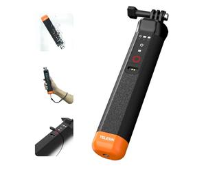 TELESIN Floating Selfie Stick Hand Grip Waterproof Handle with Bluetooth Remote for GoPro Hero 13 12 11 10 9 8 Handle Mount Accessories for Action Camera