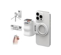 TELESIN Fun Shot Magnetic Phone Camera Grip for MagSafe iPhone & Android | DSLR-Style Shutter Grip with Detachable Bluetooth Remote & 1/4" Thread for Vlog, Video, Selfies and Tripod Setups