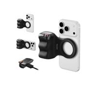 TELESIN Fun Shot Magnetic Phone Grip, Magnetic DSLR Style Shutter Grip | for iPhone & Android w/Detachable Bluetooth Control - 1/4" Thread - Comfort Ergonomic Phone Camera Grip (Black)