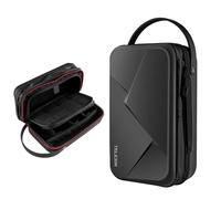 TELESIN Large Carry Case Waterproof Protective Travel Carrying Bag for GoPro Hero 12 11 10 9 8 7 6 5, DJI OSMO Action 4/3, Insta360 Hard Protective Bag for Selfie Tripod Mount Strap and Accessories