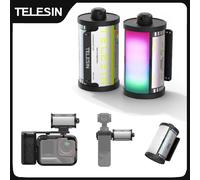 TELESIN Magfilm Fill light Magnetic Quick Release Selfie Light with Cold Shoe Adapter For DJI OSMO Action For Gopro For Insta360