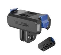 TELESIN Magnetic Adapter Mount for DJI Osmo Action 5 Pro/4/3 & OSMO 360 | 2-in-1 Foldable Base with 1/4" Screw Hole, Magnetic Quick Release Adapter Mount, DJI OSMO 360 Osmo Action 5 Pro Accessories