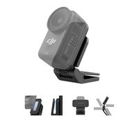 TELESIN Magnetic Cap Clip Mount for DJI Osmo Nano, N52 Strong Magnetic Hat & Backpack Clip, 360° Rotation, 240° Adjustable Angle, Hands-Free POV Mount for Vlogging, Sports & Outdoor Shooting