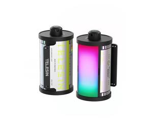 TELESIN Magnetic RGB Video Light | Cold Shoe Mount for DSLR & Mirrorless Cameras | CRI 95+, 2700-7500K | Portable LED Light with Diffuser for Vlogging & Content Creation