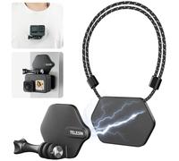 TELESIN Magnetic Snap Action Camera Mount for GoPro Hero 13/12/11/10/9/8/7/6, Insta 360 Series, DJI OSMO Action, Chest Mount with Quick Release, for Smartphone and Most Action Cameras Accessories